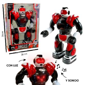 ROBOT CON LUZ Y SONIDO CAJA 938