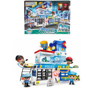 Pin y pon comisaría ,colección action.Medida de la caja 51cm x 40cm