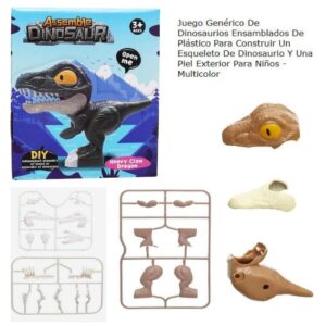 Dino para armar Dragon de garra pesada. Caja azul