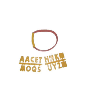 Pulsera con letras