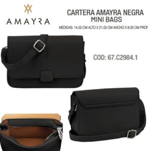 Cartera amayra negra 411