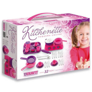 Kitchenette.Contiene anafe con ollas y sartenes,más juego de té con bandeja