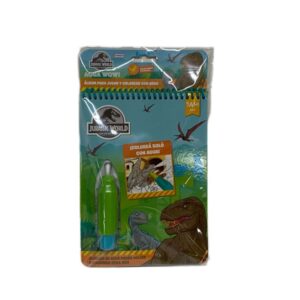 Agua wow Jurassic. Carga agua en el pincel, pasas por las hojas y magicamente aparece el color
