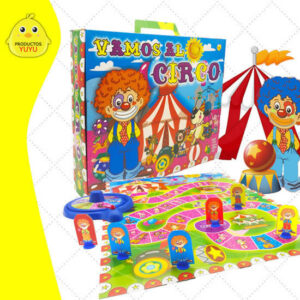 Juego de recorrido. Vamos al Circo.