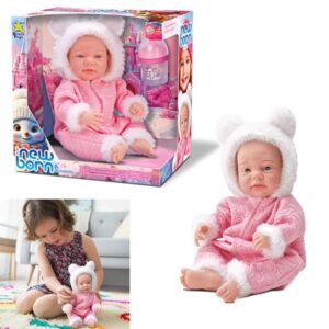 Bebe New born Diver abrigadita con mamadera