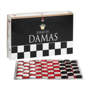 Juego damas fichas plasticas