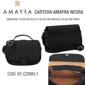 Cartera Amayra Negra 9012