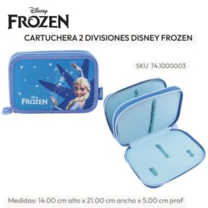 Cartuchera 2 pisos Frozen 035