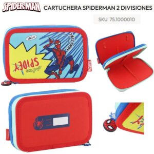 Cartuchera 2 pisos spiderman 102
