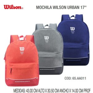 Mochila 17 pulgadas Wilson urban 029