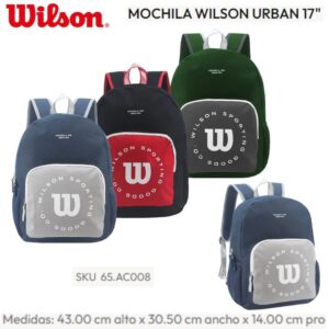 Mochila 17 pulgadas Wilson Urban 08B