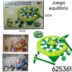 Juego de equilibrio Ranita/Pato/Pinguino. Misma dinámica de Salva la abeja.(625361)