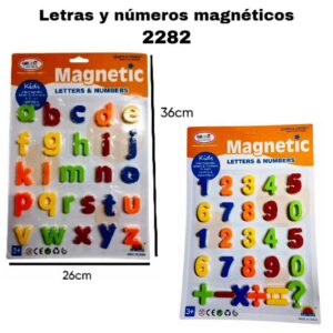 Letras y Numeros magneticos 36cm 2282