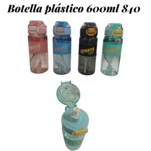 Botella plastico 600ml 840