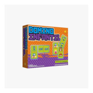 Domino Infantil. Fichas plasticas con imagenes.