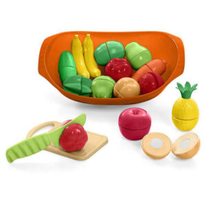 Comiditas frutas y verduras con abrojo mas fuente
