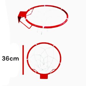 Aro basquet metal chico 36cm diam.