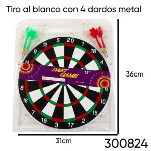 Tiro al blanco con 4 dardos (300824)