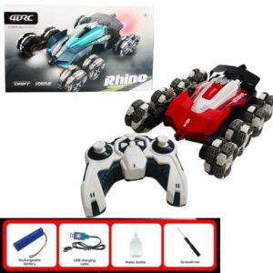 Auto a radio control 8F. 16 ruedas