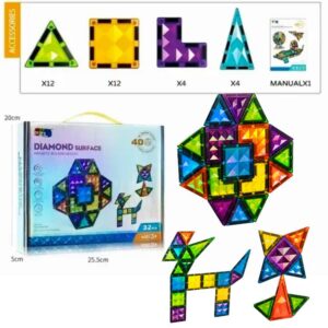Bloques Magneticos x 32 piezas 9955