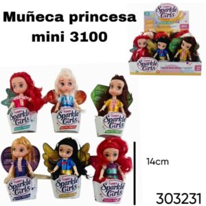 Muñeca princesa mini 3100 (303231)