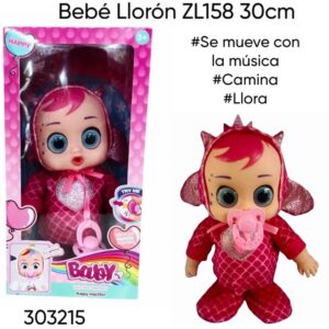 Bebe 30cm Lloron ZL158 (303215)