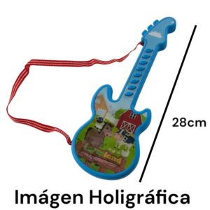 Guitarra 3d son sonidos