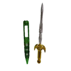 Espada con funda metalizada 42cm