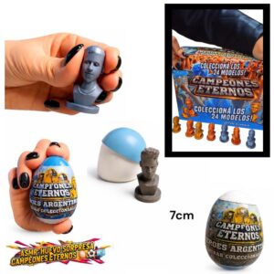 Bustos de coleccion Campeones Argentina en huevo
