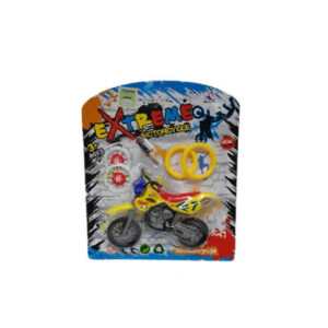 Moto 12cm con ruedas y herramientas