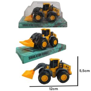 Tractor 12cm x 5.5cm burbuja 99852