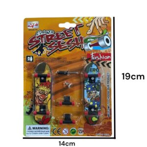 Patineta para dedos X2. Con ruedas para cambiar y destornillador. (12942)