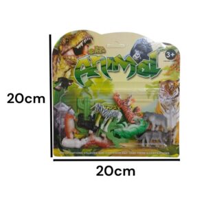 Set animal x 12 Zoo/ Selva 968