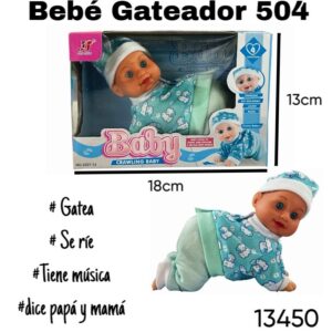 Bebe gateador con sonido .13450