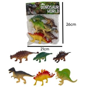 Set dinosaurio bolsa X6.13904