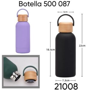 Botella termica 500ml 087. doble aislamiento. (21008)