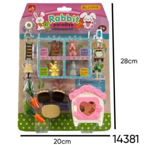 Animales con casita t accesorios 19-07. (14381)