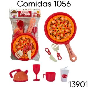 Juego de comidas con velcro 1056