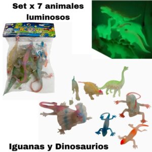 Set Dinosaurios e iguanas x 7 837