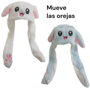 Gorro infantil con orejas movibles