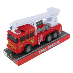 Camion bombero 17cm.Burbuja:20 x12 x17