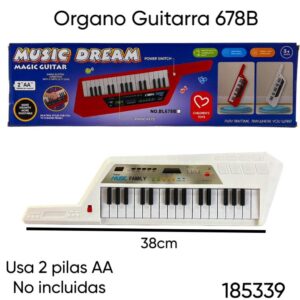 Organo Guitarra, con sonido. en caja 678 B