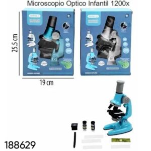 Juego de ciecia. Microscopio de mesa. Amplifica hasta 1200X