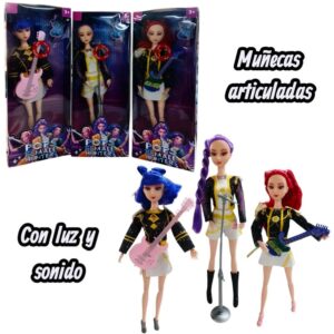 Muñeca K pop musical con accesorios 438-1