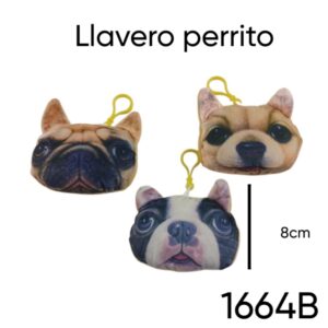 Llavero perro peluche (1664B)
