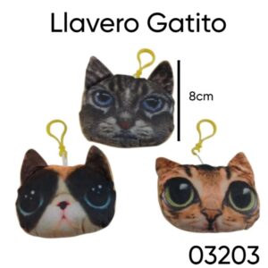 Llavero Gato peluche (03203)