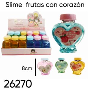 Slime frutas corazon (26270)