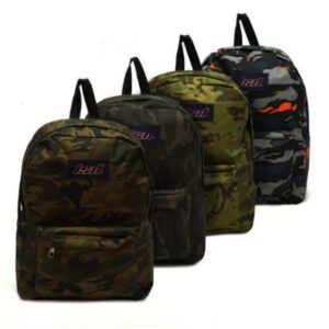 Mochila 16 pulgadas, estampado camuflado