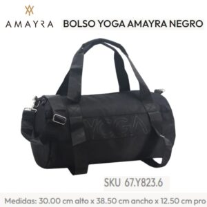 Bolsa Yoga Negro 360