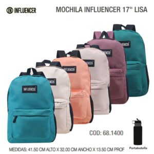 Mochila 17 pulgadas influencer lisa 009